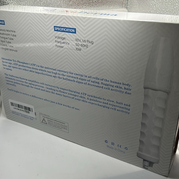 NuDerma Portable Handheld Skin Therapy Wand Machine w/Neon – Anti-Aging - Skin - Picture 2 of 12